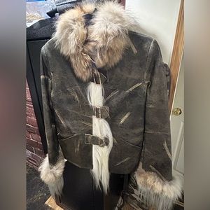 ME by MILESTONE Lamb Nappa leather coat best for size medium or big small